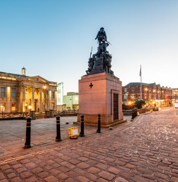 Town Hall in Oldham, Greater Manchester