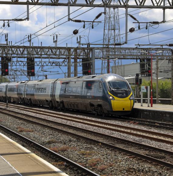 Avanti West Coast Pendolino Passenger Train at Crewe Railway Station