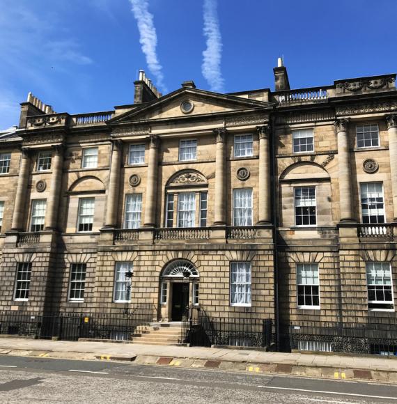 Bute House in Charlotte Square Edinburgh, official residence of the First Minister of Scotland