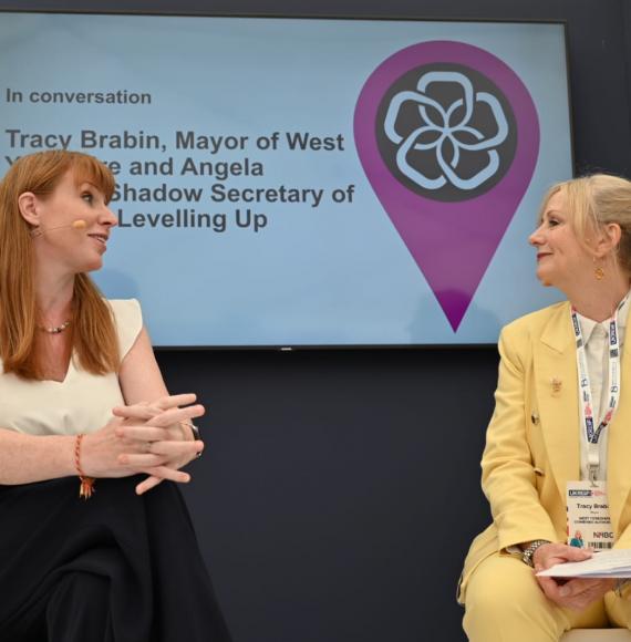 Angela Rayner and Tracy Brabin at UKREiiF