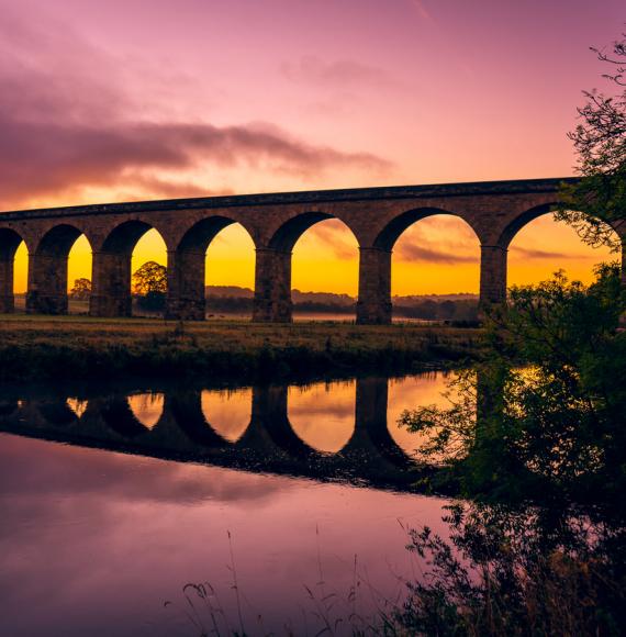Arthington Viaduct over the River Wharfe