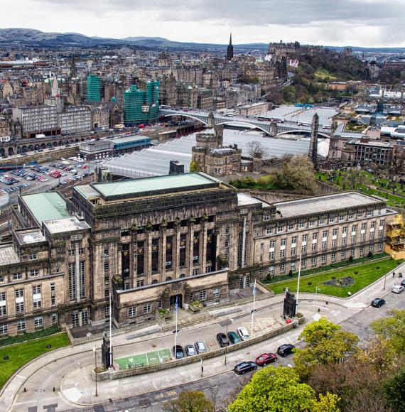 St Andrew's House, a building of the Scottish Government in Edinburgh