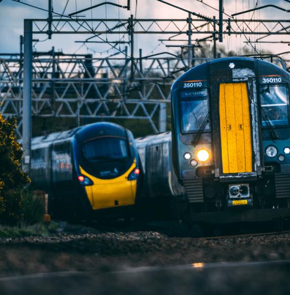 A high speed train