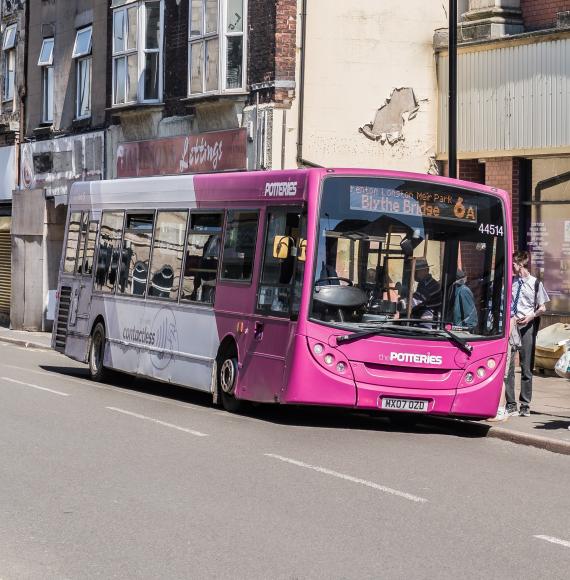 Bus in Stoke