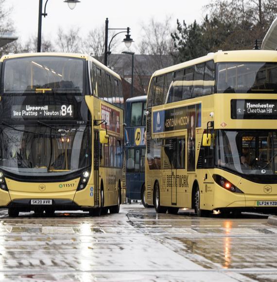 Bee Network buses in Greater Manchester