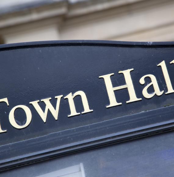 Town Hall SIgn