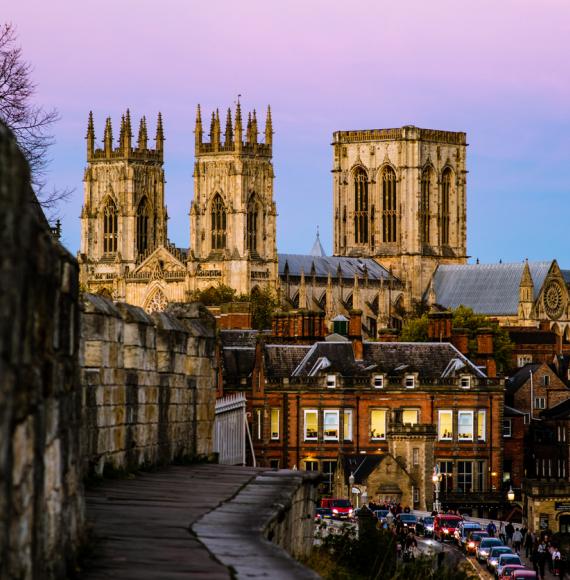 Photo of the Minster in York, North of England
