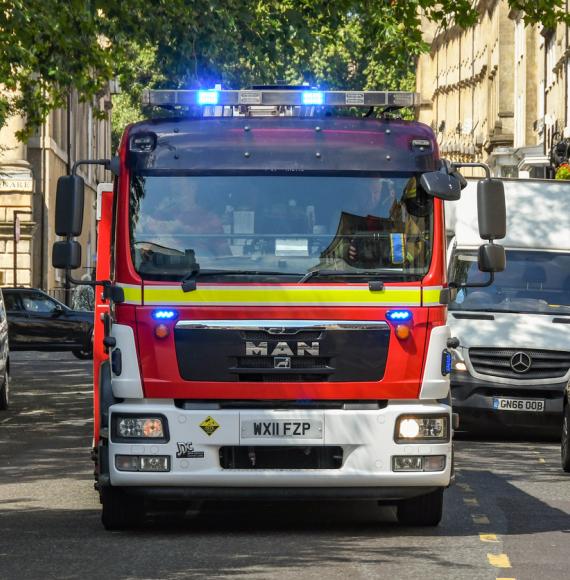 Avon Fire Engine in bath