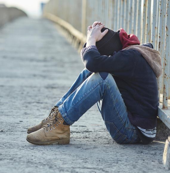 Homeless young person