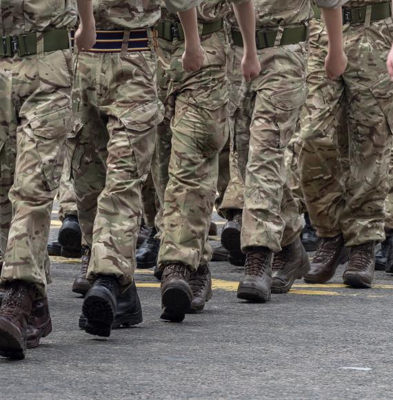 Soldiers Marching