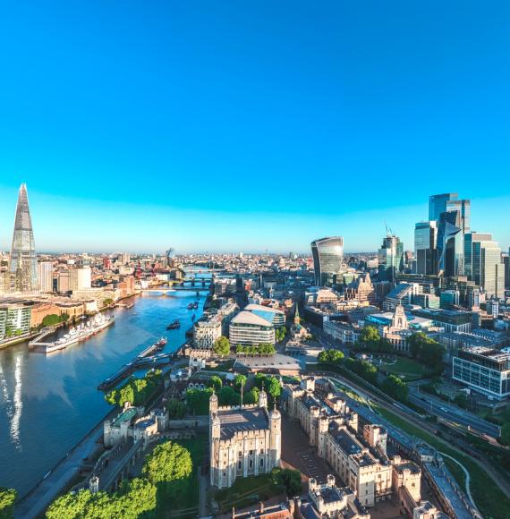 London on a sunny day