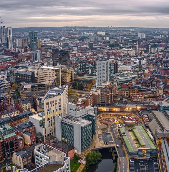 Aerial View of Leeds