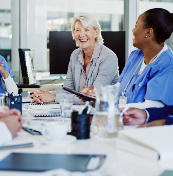 Health Team Talking