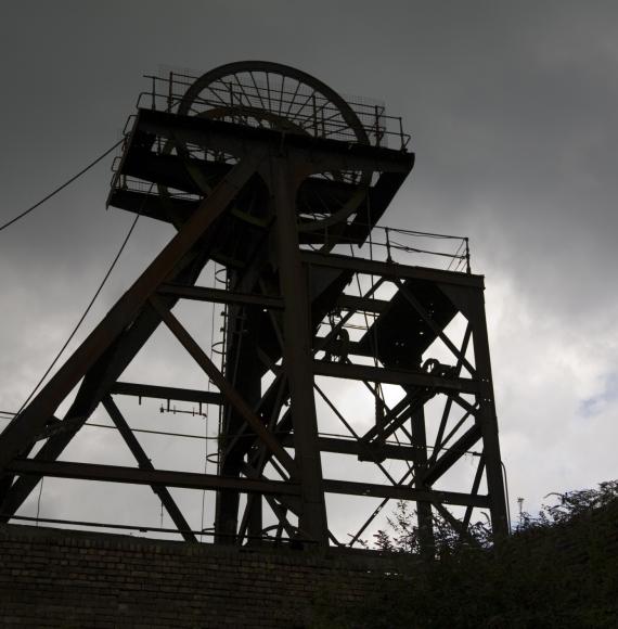 Disused Welsh coal mine