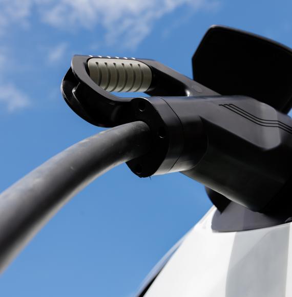 Image of an EV charger