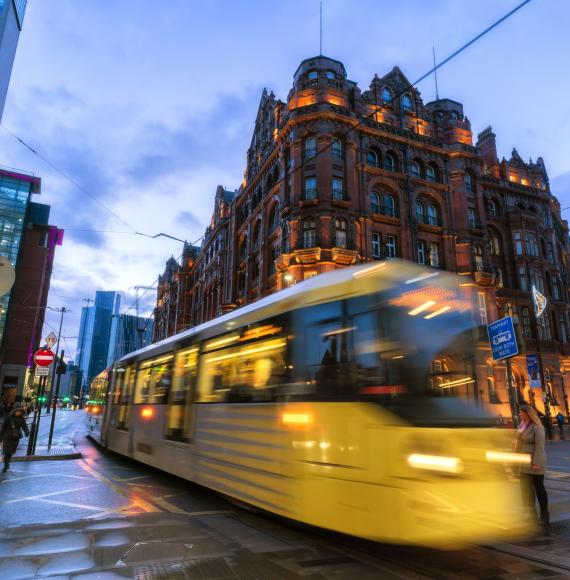 Tram in Manchester