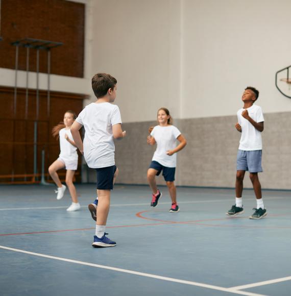 Children doing physical activity