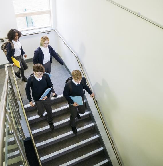 Students in a school