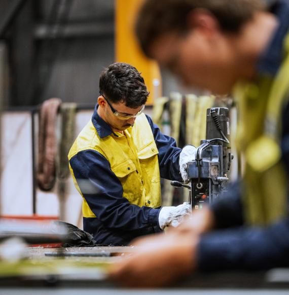 Manufacturing worker