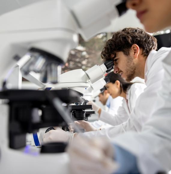 Scientist conducting research