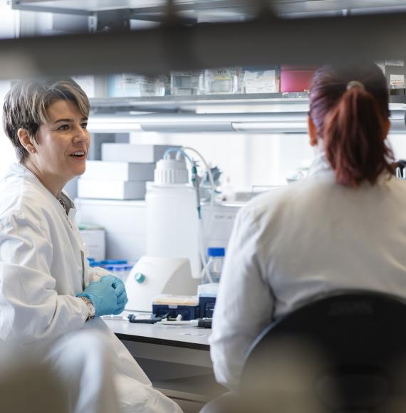 Two researchers