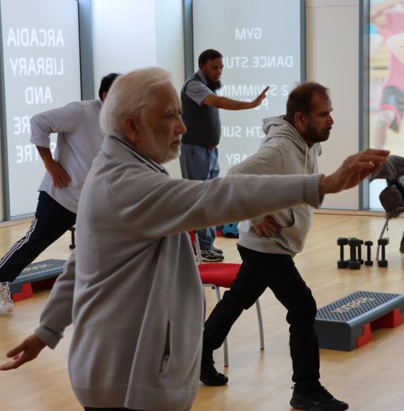 Man doing exercise