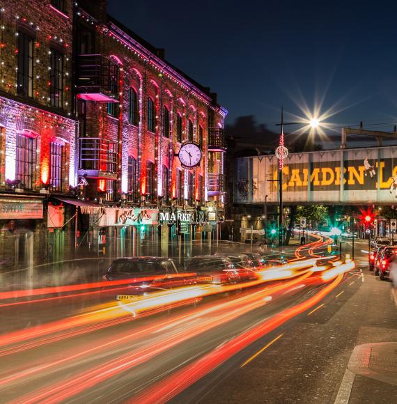 Camden Lock at Night
