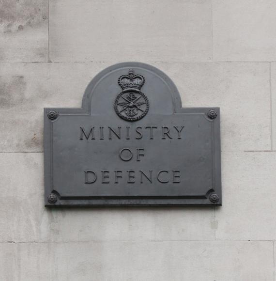 Ministry of Defence plaque