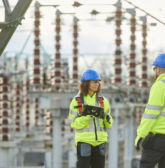 UK energy substation