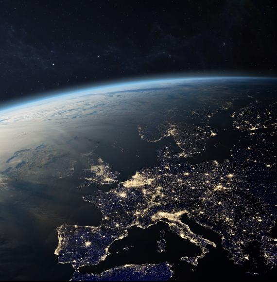 UK and Europe from space