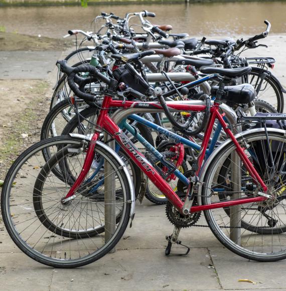 Bikes parked in York