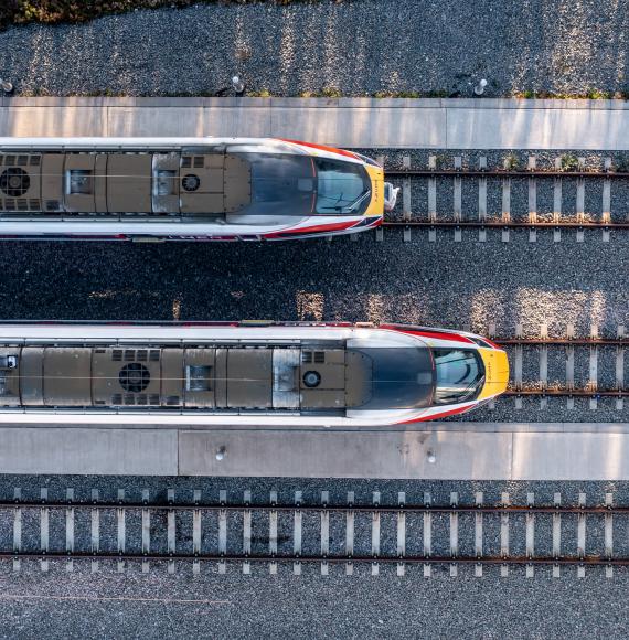 Trains at Doncaster Station