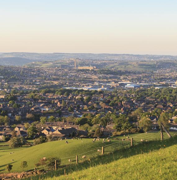View over Bradford