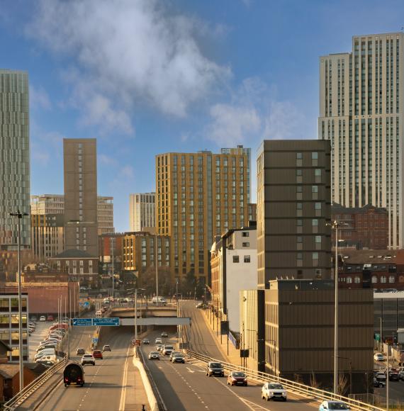 Leeds on a sunny day