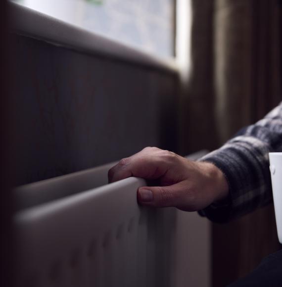 Man struggling to pay bills