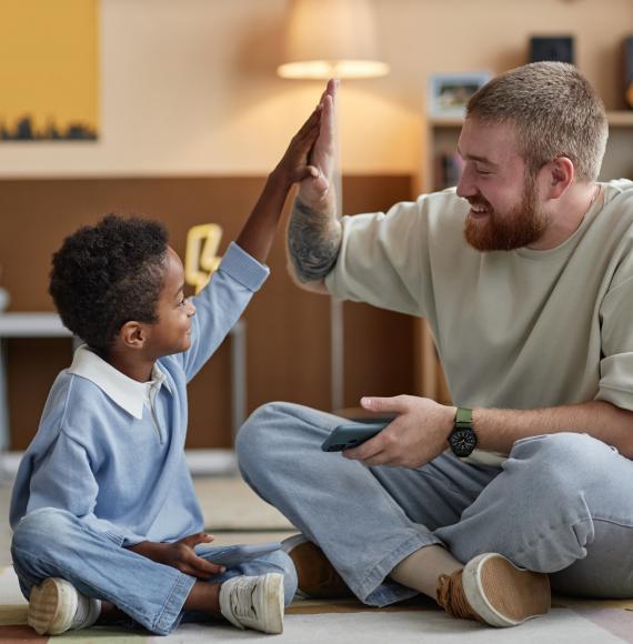 A child in foster care