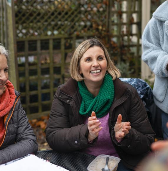 A group of women together