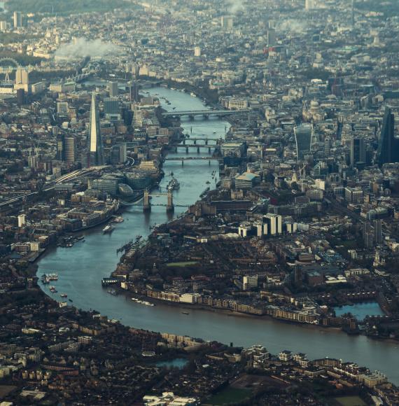 London from above