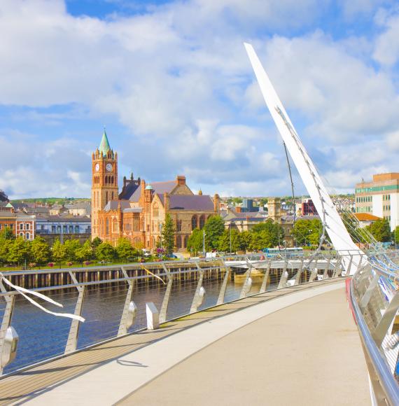Peace Bridge in Derry/Londonderry