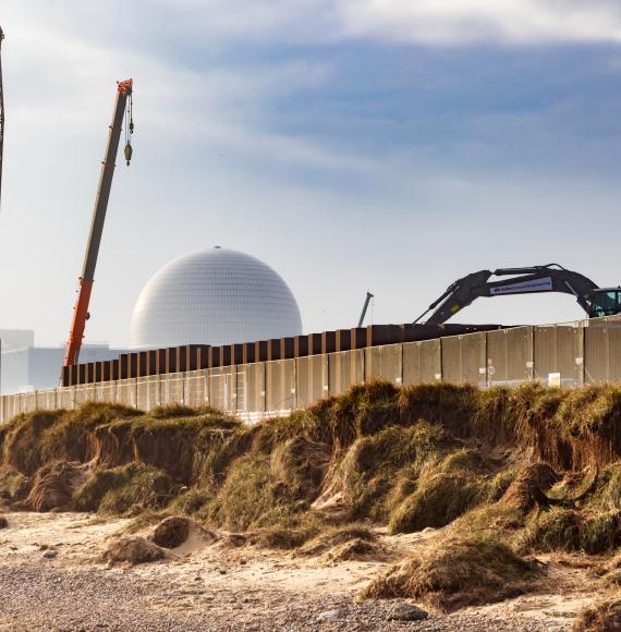 Sizewell C site