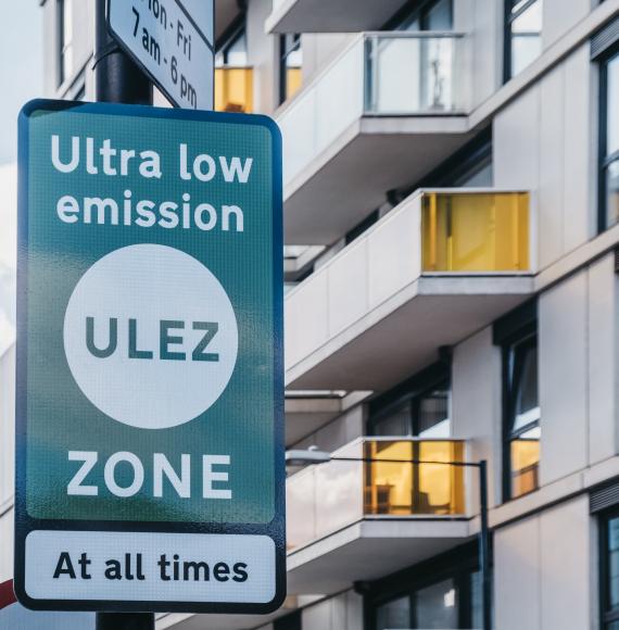 London ULEZ sign