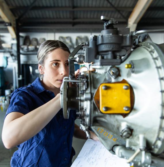 Girl on an apprenticeship