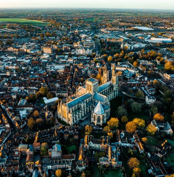 York from above