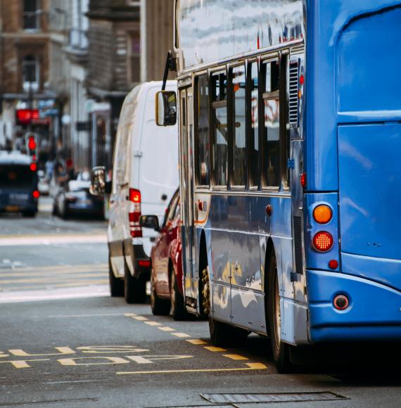 Bus in Glasgow