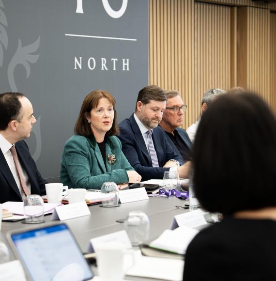 Claire Ward speaking at Number 10 North