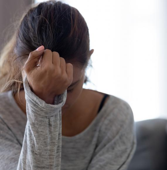 Woman crying