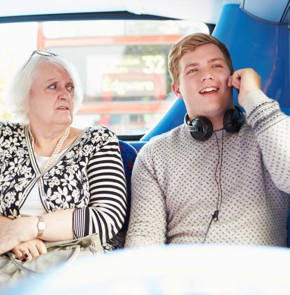 Antisocial behaviour on bus