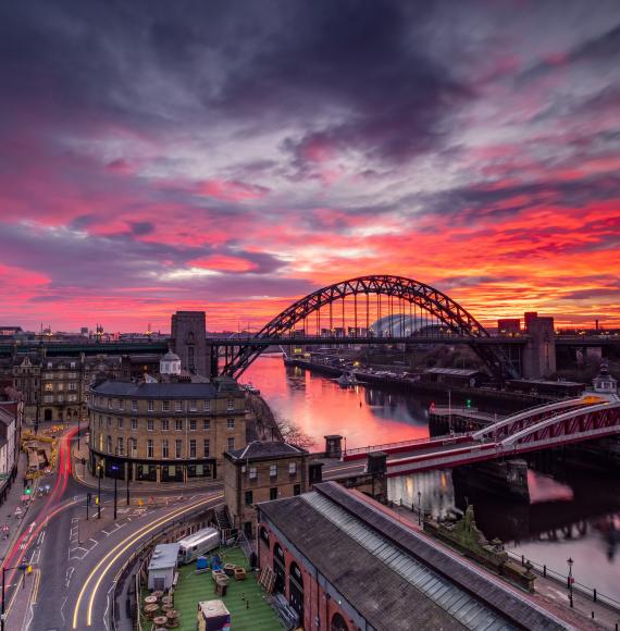 Newcastle skyline