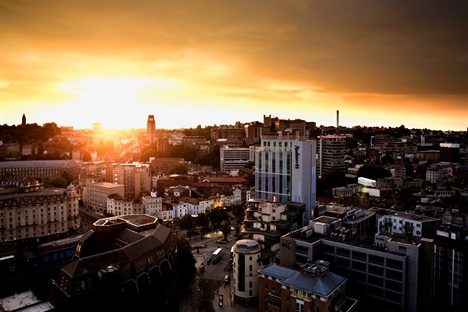 Bristol sunset edit Bristol sunset edit